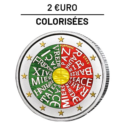 2 euros colorisées