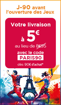 Votre livraison à 5€ avec le code PARIS90