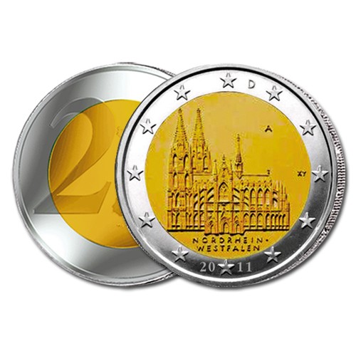2 Euro Cathédrale de Cologne - Allemagne 2011
