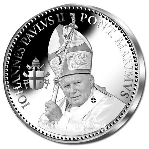 Argent BE - Jean-Paul II - Béatification 2011