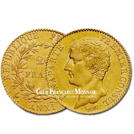 20 Frs Or Bonaparte 1er Consul - AN 11A
