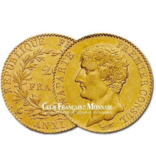 20 Frs Or Bonaparte 1er Consul - AN 11A 20 Frs Or Bonaparte 1er Consul - AN 11A