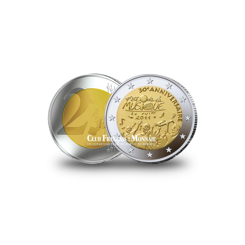 Piece 2 Euro 30 Anniversaire Fete De La Musique Valeur