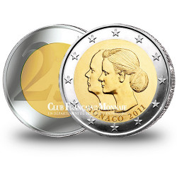  2 Euro Mariage Princier BU - Monaco 2011