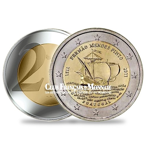 2 euro 500 ans de la naissance de Fernao Mendes Pinto - Portugal 2011