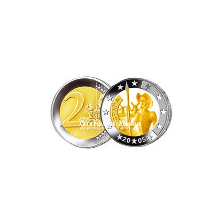 2005 - ESPAGNE - 2 Euro  commémorative
