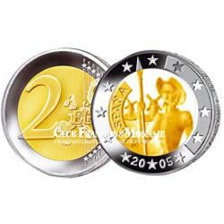 2005 - ESPAGNE - 2 Euro  commémorative