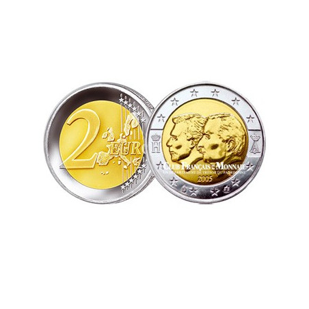 2005 - Belgique - 2 Euros commémorative Grand Duc Henri et Albert II