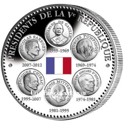 PRESIDENT - 6 présidents de la Vème République