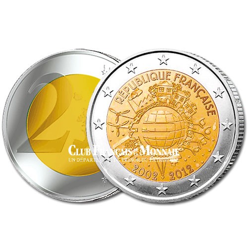 2 Euro 10 ans de l'Euro - France 2012 