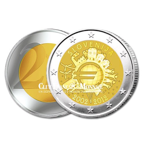 2 Euro 10 ans de l'Euro - Slovénie 2012