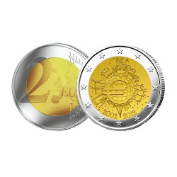 2 Euro 10 ans de l'Euro - Belgique 2012