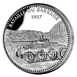 ALGERIE - 1954-62 - Bataille du barrage - Argent BE