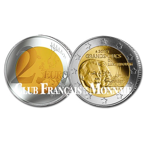 2 Euro Grands-Ducs Henri et Guillaume IV - Luxembourg 2012 