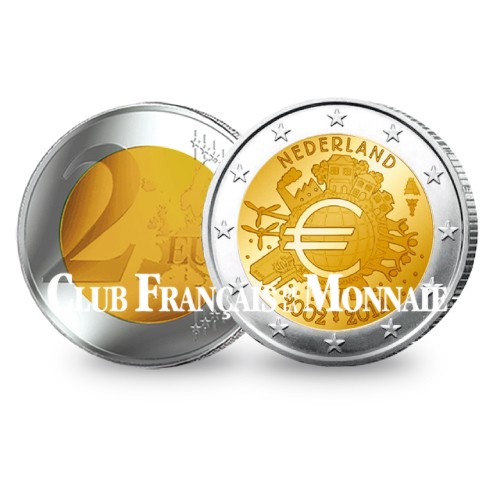 2 Euro 10 ans de l'Euro - Pays-Bas 2012 