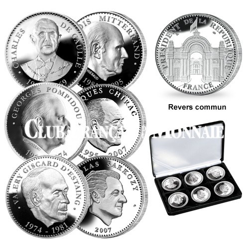 Coffret des 6 Présidents de la Ve République 1959-2012 Coffret des 6 Présidents de la Ve République 1959-2012