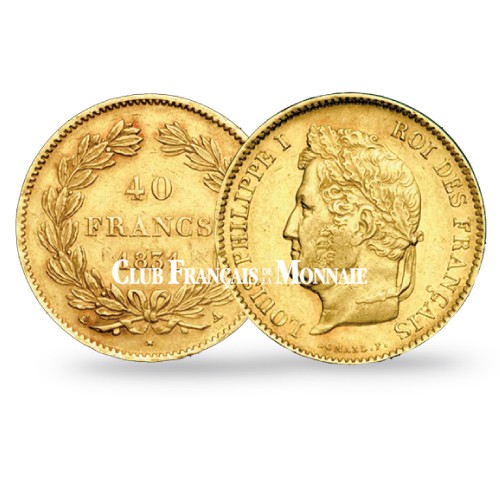 40 Francs Or Louis-Philippe Ier - 1837 A