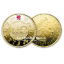 5 Livres Argent plaqué Or Jeux Olympiques de Londres BE - Grande-Bretagne 2012