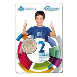 2 Euro 10 ans de l'Euro BU - Saint-Marin 2012