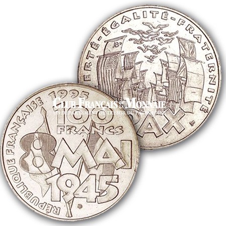 100 Francs Argent 8 mai 1945 - France 1995