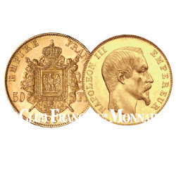 50 Francs Or Napoléon III 1855