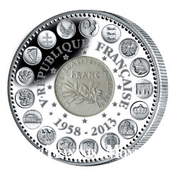 2012 - 55 ans de la Ve république - Argent