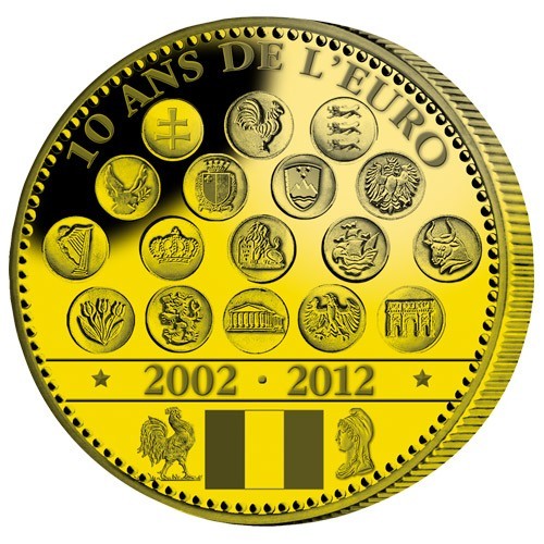 2012 - 10 ans de l'Euro - Bronze