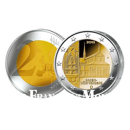 2 Euro Monastère de Maulbronn  – Allemagne 2013