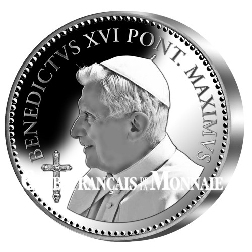 Benoît XVI : La pièce du souvenir 2005-2013 - Argent BE Benoît XVI : La pièce du souvenir 2005-2013 - Argent BE