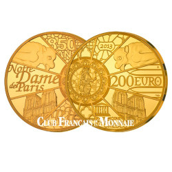 200 Euro Or 850 ans de Notre-Dame de Paris BE - France 2013
