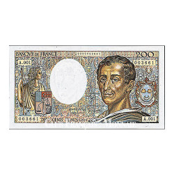 Billet de 200 Francs Montesquieu Neuf