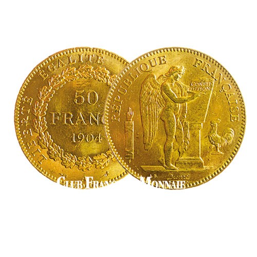 50 Francs Or Génie - France 1904