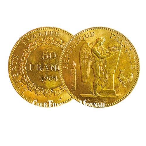 50 Francs Or Génie - France 1904A