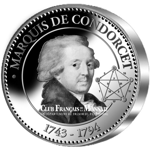 Marquis de Condorcet - Argent BE