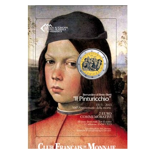 2 Euro 500 ans de la mort de Pinturicchio BU - Saint-Marin 2013