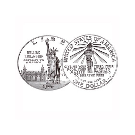 USA - 1986 - 1$ Argent 100 ans de la Statue de la Liberté