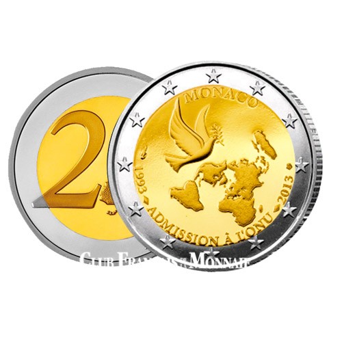 2 Euro 20 ans d'admission à l'ONU - Monaco 2013