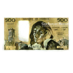Billet 500 Francs Pascal