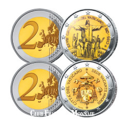 Lot des 2 Euro Vatican 2013