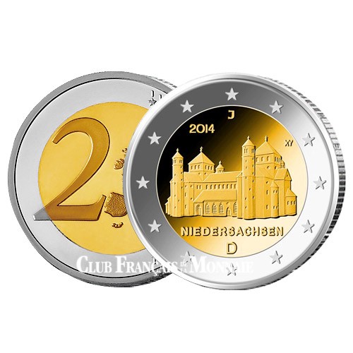 2 Euro Allemagne 2014 - Eglise Saint-Michel en Basse Saxe