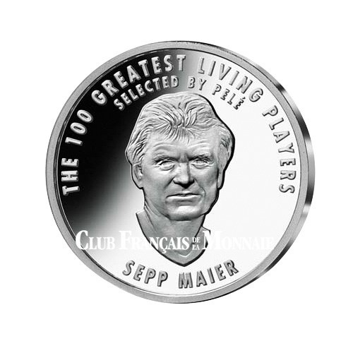 Médaille Argent - 100 ans de la FIFA - Sepp Maier