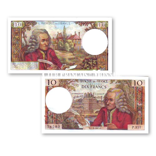 Billet de 10 Francs Voltaire