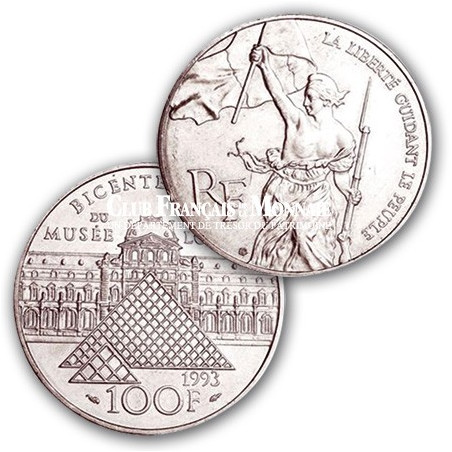 1993 - 100 Francs Argent Liberté guidant le Peuple