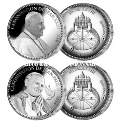 Les pièces “Canonisation” de Jean-Paul II et Jean XXIII 2014