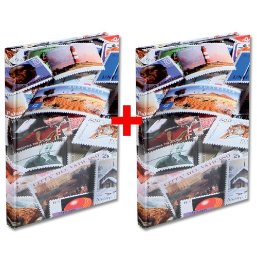 Les 2 albums pour 2000 timbres imprimés timbres Les 2 albums pour 2000 timbres imprimés timbres