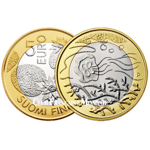 5 Euro Finlande 2014 - Les Merveilles de la Nature - Les Fonds Marins