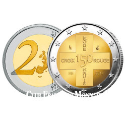 2 Euro Belgique BU 2014 - 150 ans de la Croix Rouge