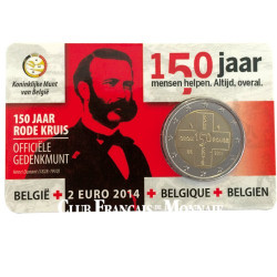 2 Euro Belgique BU 2014 - 150 ans de la Croix Rouge