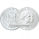 1982 - MONACO - 100 Francs argent Rainier/Albert