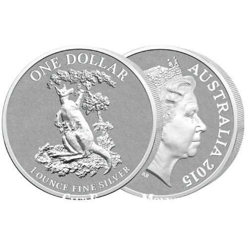 1 Dollar Argent Australie BU 2015 - Kangourou